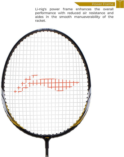 XP-IV Strung Badminton Racket With Free Head Cover | Pack of 24 Grip