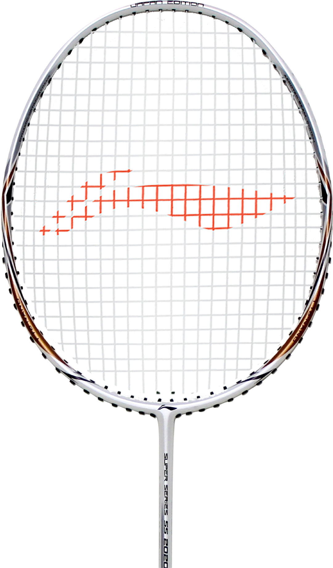 Li-Ning Super Series 2020 (olympic series) Strung Badminton Racquet (White / Gold)