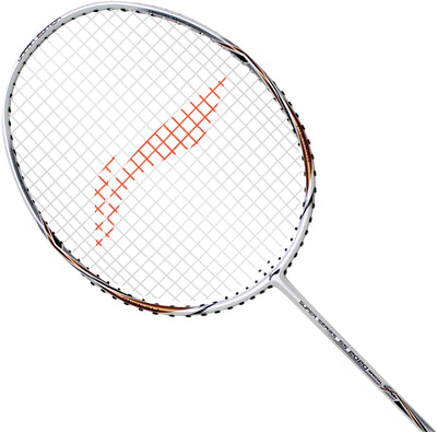 Li-Ning Super Series 2020 (olympic series) Strung Badminton Racquet (White / Gold)