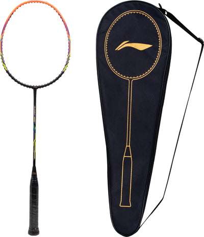 Li-Ning Turbo 99 Unstrung Badminton Racquet (Black / Orange)