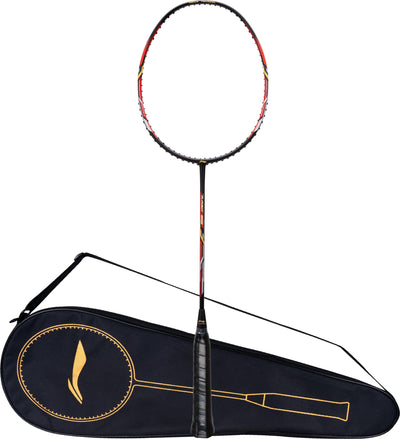 Li-Ning Turbo 99 Unstrung Badminton Racquet (Black / Red)