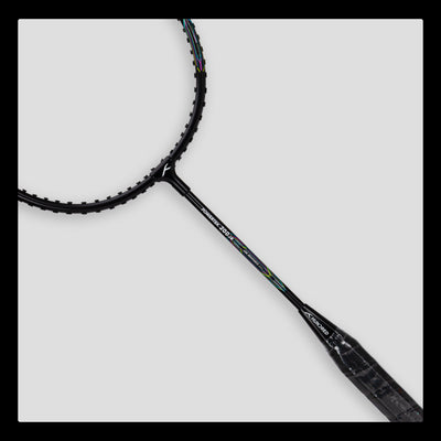 Hundred POWERTEK 200 JR Strung Badminton Racquet (Black)