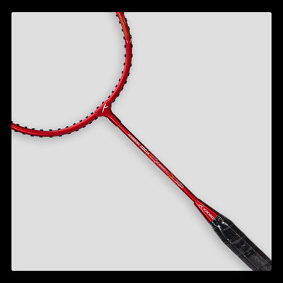 Hundred POWERTEK 200 JR Strung Badminton Racquet (Red)