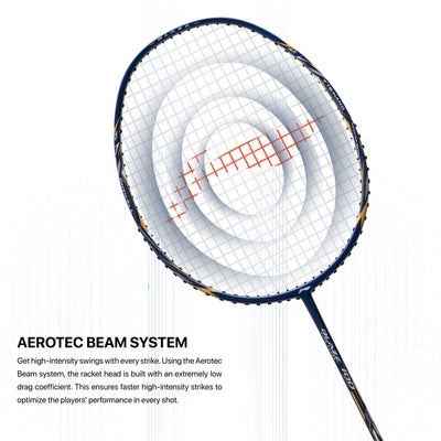 Li-Ning Blaze 100 Strung Badminton Racquet (Blue)