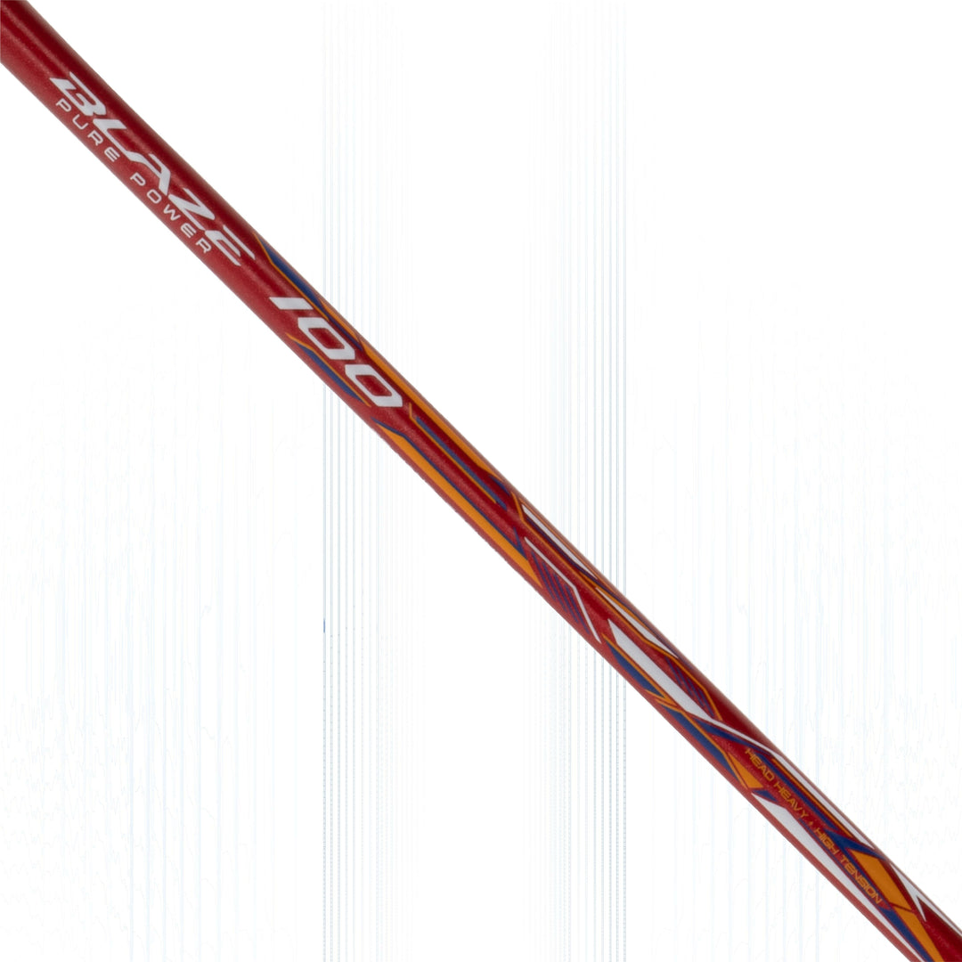 Li-Ning Blaze 100 Strung Badminton Racquet (Red)