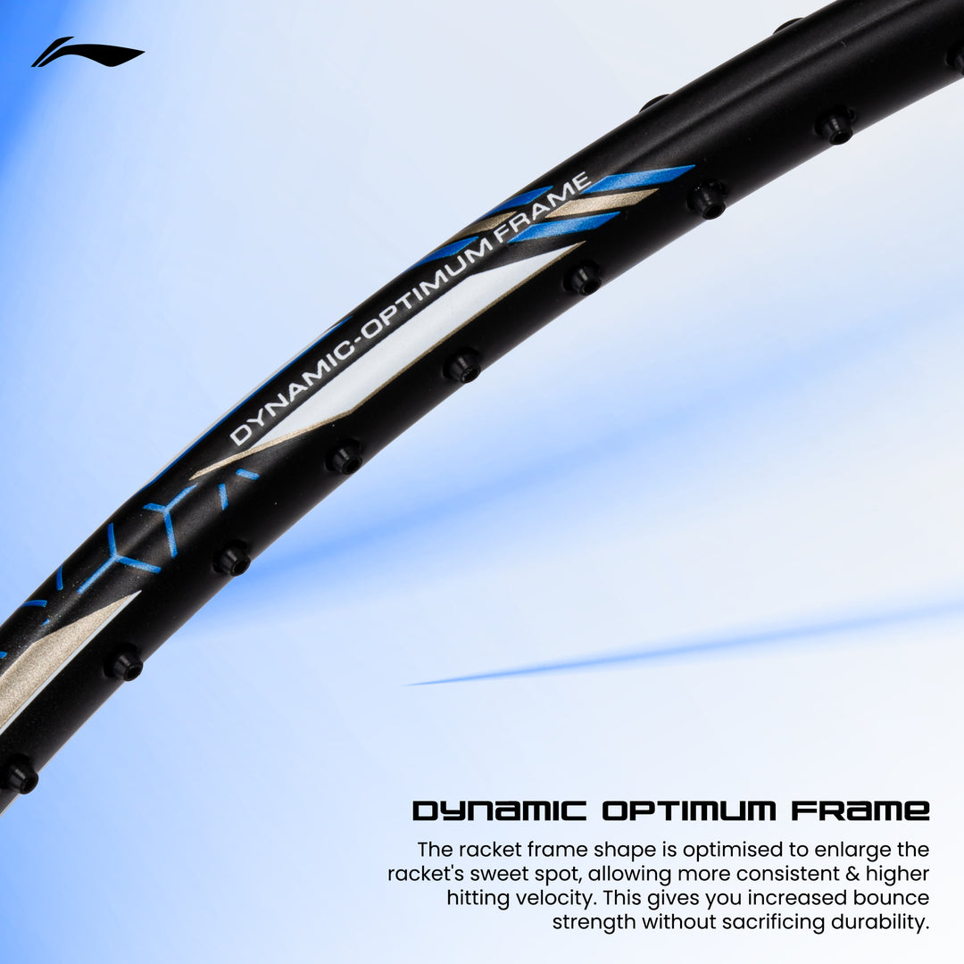 Li-Ning G-Force 5800 Superlite Strung Badminton Racquet (Black / Blue)