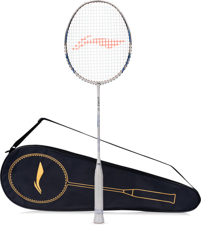 Li-Ning G-Force X5 Strung Badminton Racquet (White / Blue)