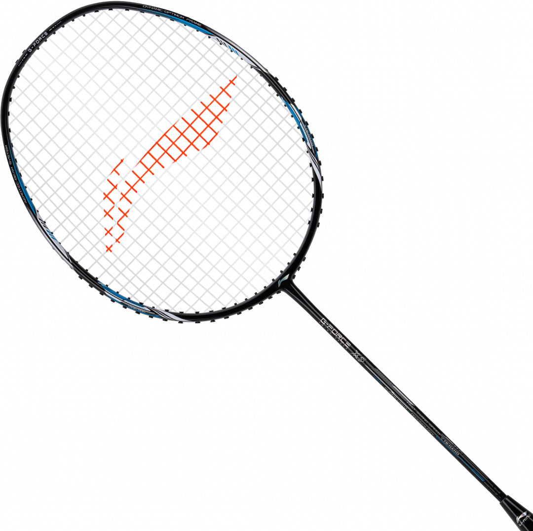 Li-Ning G-Force X5 Strung Badminton Racquet (Black / White)