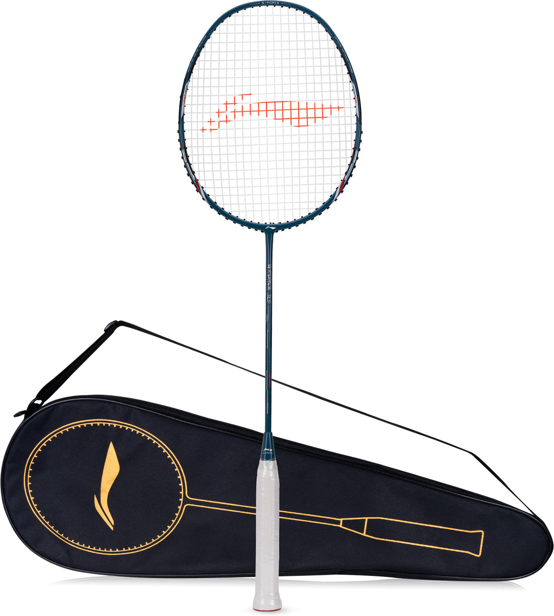 Li-Ning G-Force X5 Strung Badminton Racquet (Grey / White)