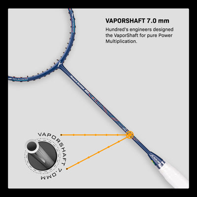 Hundred Power Surge 20 Strung Badminton Racquet (Blue)