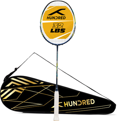 Hundred Primearmour 800 Nano Frame System Strung Badminton Racquet (Blue / Black)