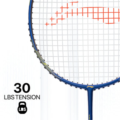 Li-Ning Wind Lite 700 II Strung Badminton Racquet (Blue / Brown)