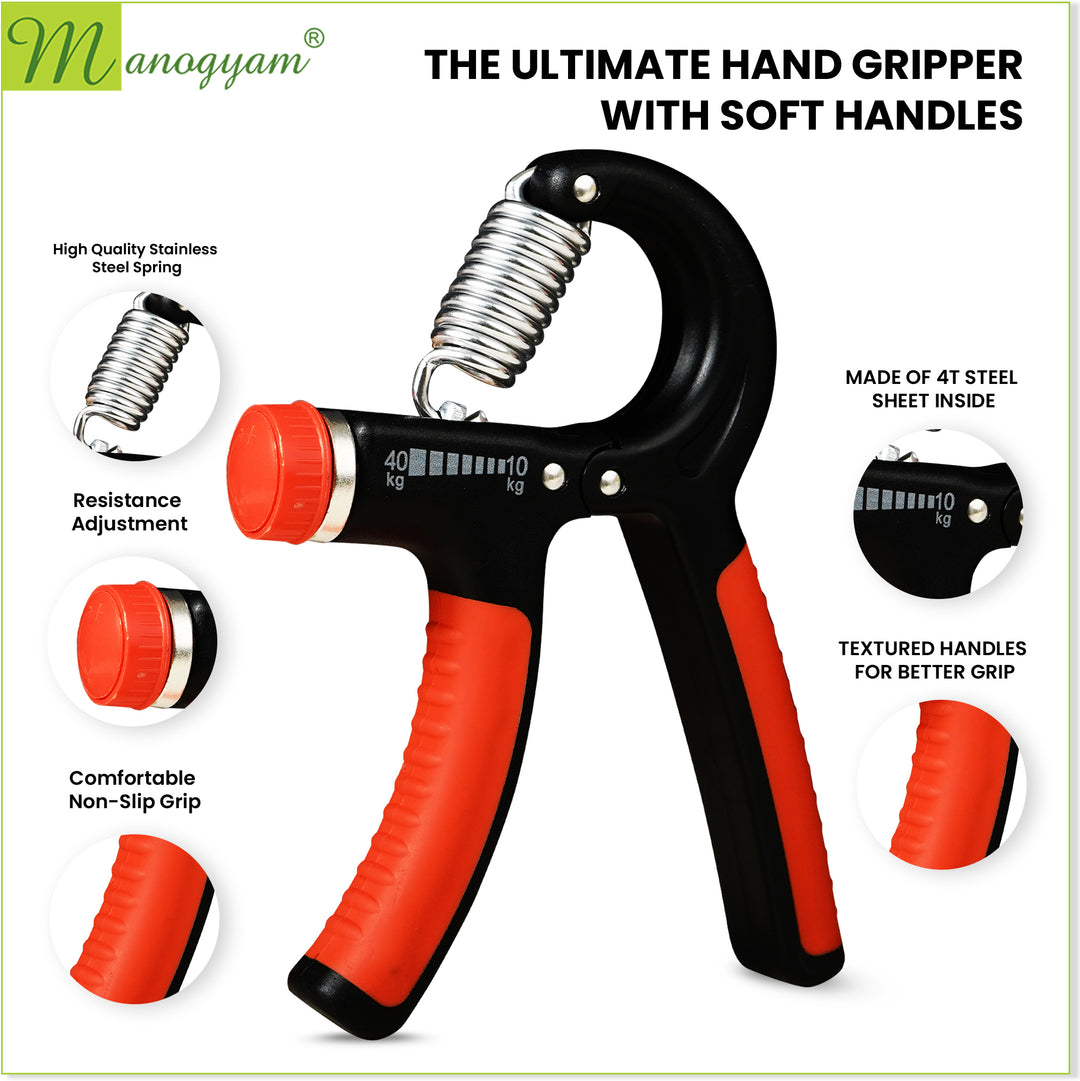 Hand Gripper Adjustable (10-40Kg) Best Hand Exerciser for Men & Women