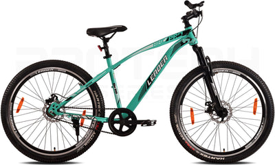 Hike Pro 27.5T Single-Speed MTB Cycle with Dual Disc Brake and Front Suspension - 27.5 T Hybrid Cycle City Bike Single Speed - Green