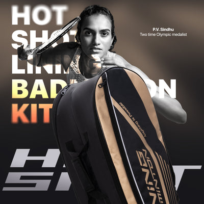 Li-Ning Hot Shot Badminton Kit Bag Kit Bag (Black) (Size - Standard/50 L)