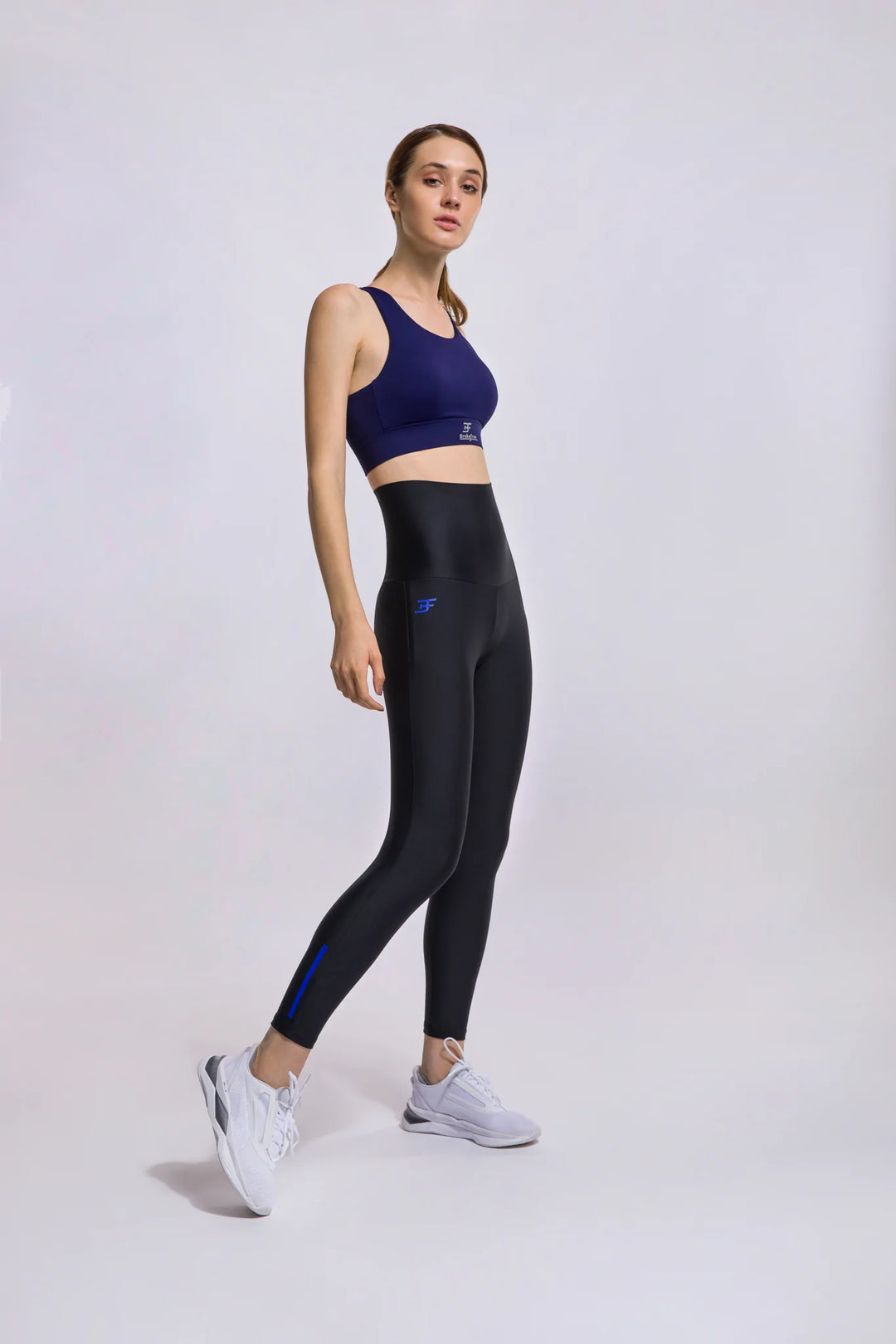 High Impact Advance Tights - Blue - Kriya Fit