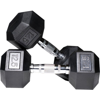 12.5 Kg Fixed Weight Dumbbell (2*12.5=25 kg)
