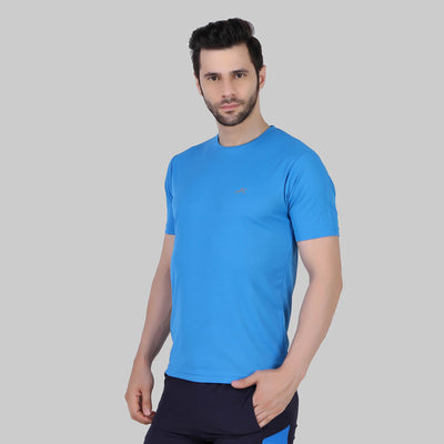 Solid Men Round Neck T-Shirt (White |Blue |Black)