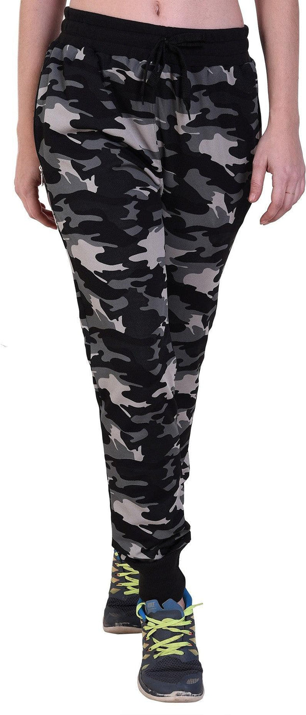 Women Black/Grey Camouflage...