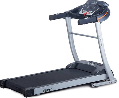 FitPro (2.5 HP Peak) Manual Incline Motorized Treadmill for Home with 12 preset Workouts, Max Speed 10km/hr. (Free Installation Assistance)