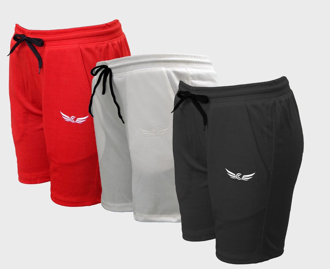 Men Shorts (Red |Black |White) (Pack of 3)