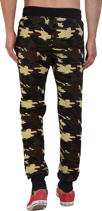 Men Camouflage Multicolor Track Pants (Pack of 1)