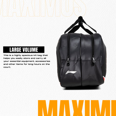 Li-Ning Maximus Lite Kit Bag (Black) (Size - M/50 L)