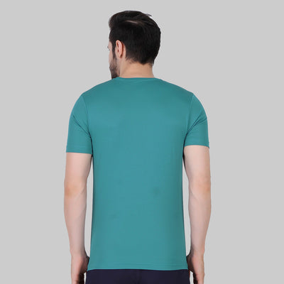 Solid Men Round Neck T-Shirt (Black |Dark Blue |Light Blue)