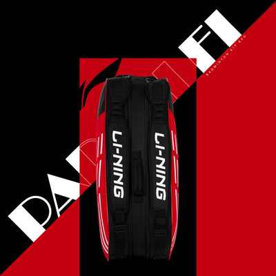 Li-Ning Parallel Kit Bag (Black / Red) (Size - M/50 L)