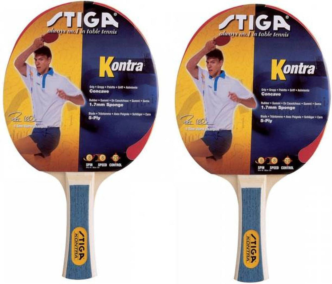 Stiga Kontra Table Tennis ( 2 Bats  )