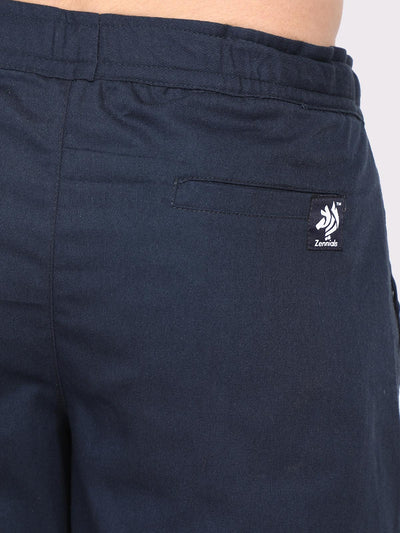 Chino Shorts - Navy Blue - Kriya Fit