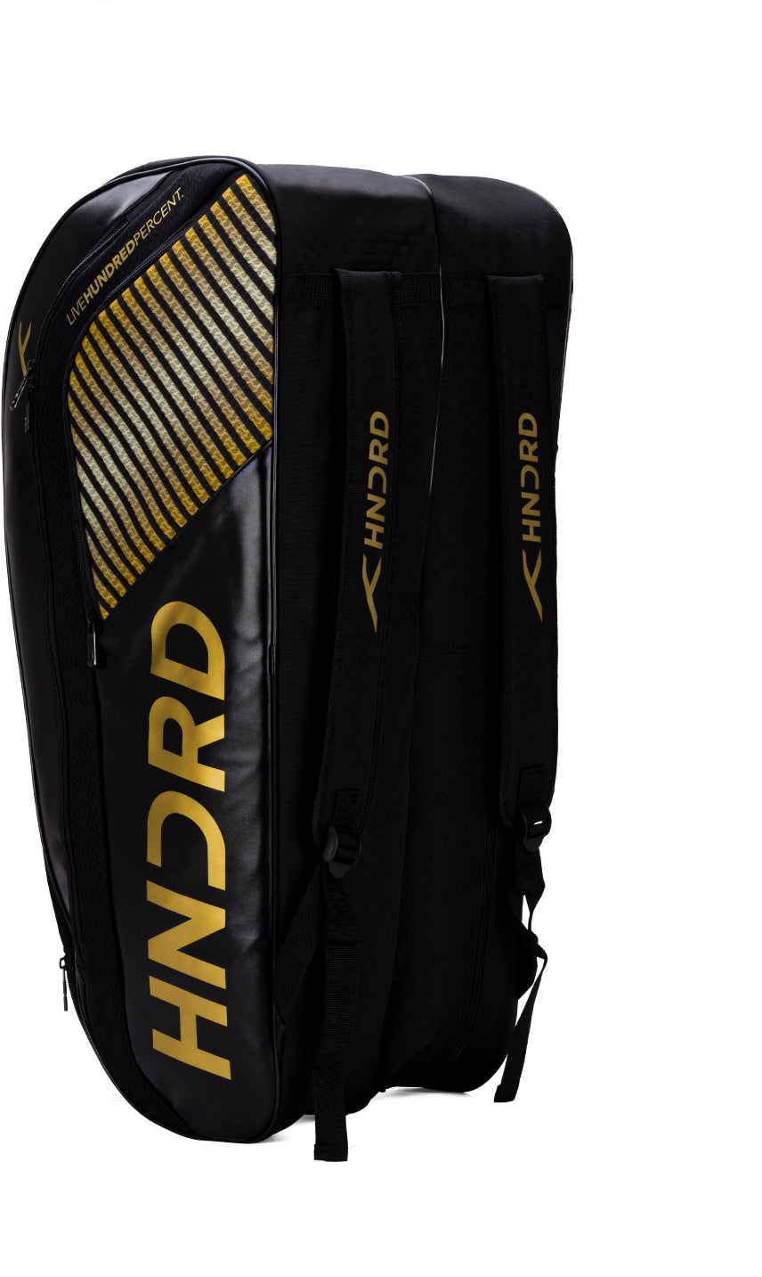 Hundred Nuclear Edge Badminton Kit Bag (Black) (Size - M/30 L)