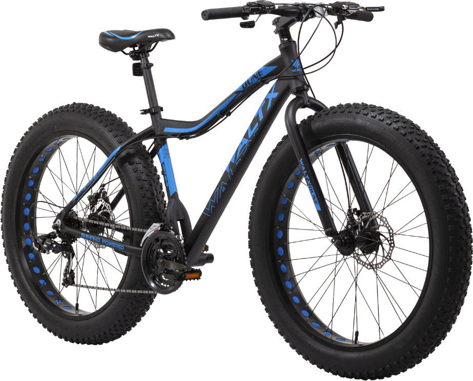 WALTX Dune 3 26 T Fat Tyre Cycle 21 Gear Blue Grey KriyaFit