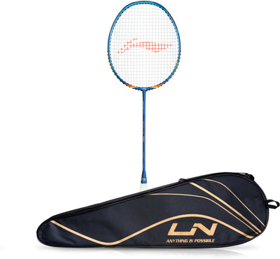 Li-Ning Wind Lite 700 Strung Badminton Racquet (Blue / Red)