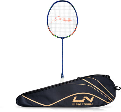 Li-Ning Wind Lite 900 Strung Badminton Racquet (Blue / Red)