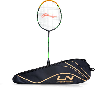 Li-Ning G-Force 3600 Superlite Strung Badminton Racquet (Grey / Gold)