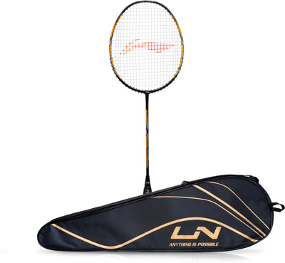 Li-Ning Turbo 99 Strung Badminton Racquet (Black / Gold)