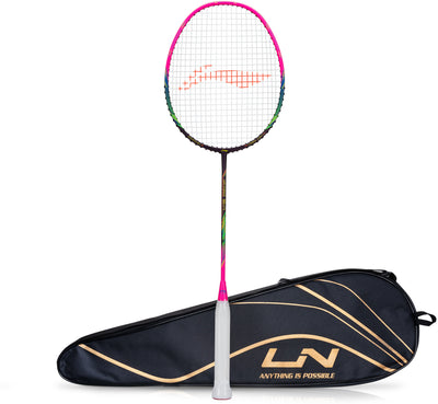 Li-Ning AIR-FORCE 80 LITE Strung Badminton Racquet (Purple / Pink)