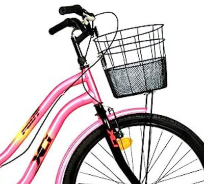Pout 26 T Hybrid Cycle/City Bike (Single Speed | Pink)