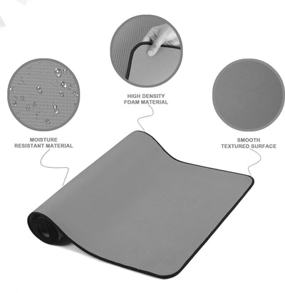 Grey Ultra Soft Yoga Mat (4.5 mm)