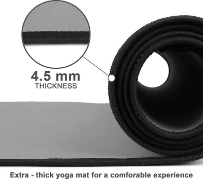 Grey Ultra Soft Yoga Mat (4.5 mm)