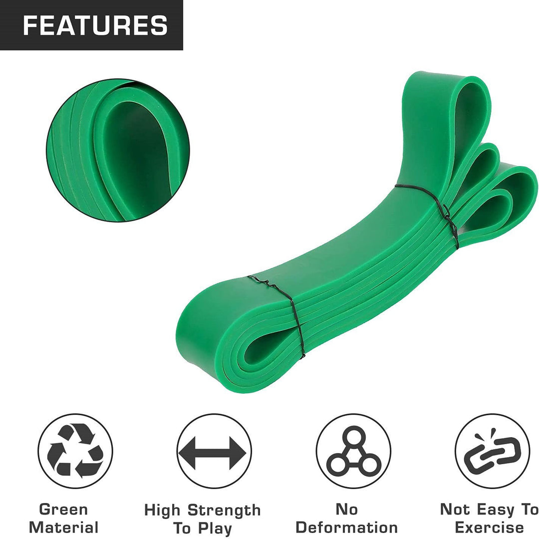 Pull Up Assist Band Stretching Resistance Band - Mobility and Powerlifting Band (Green)