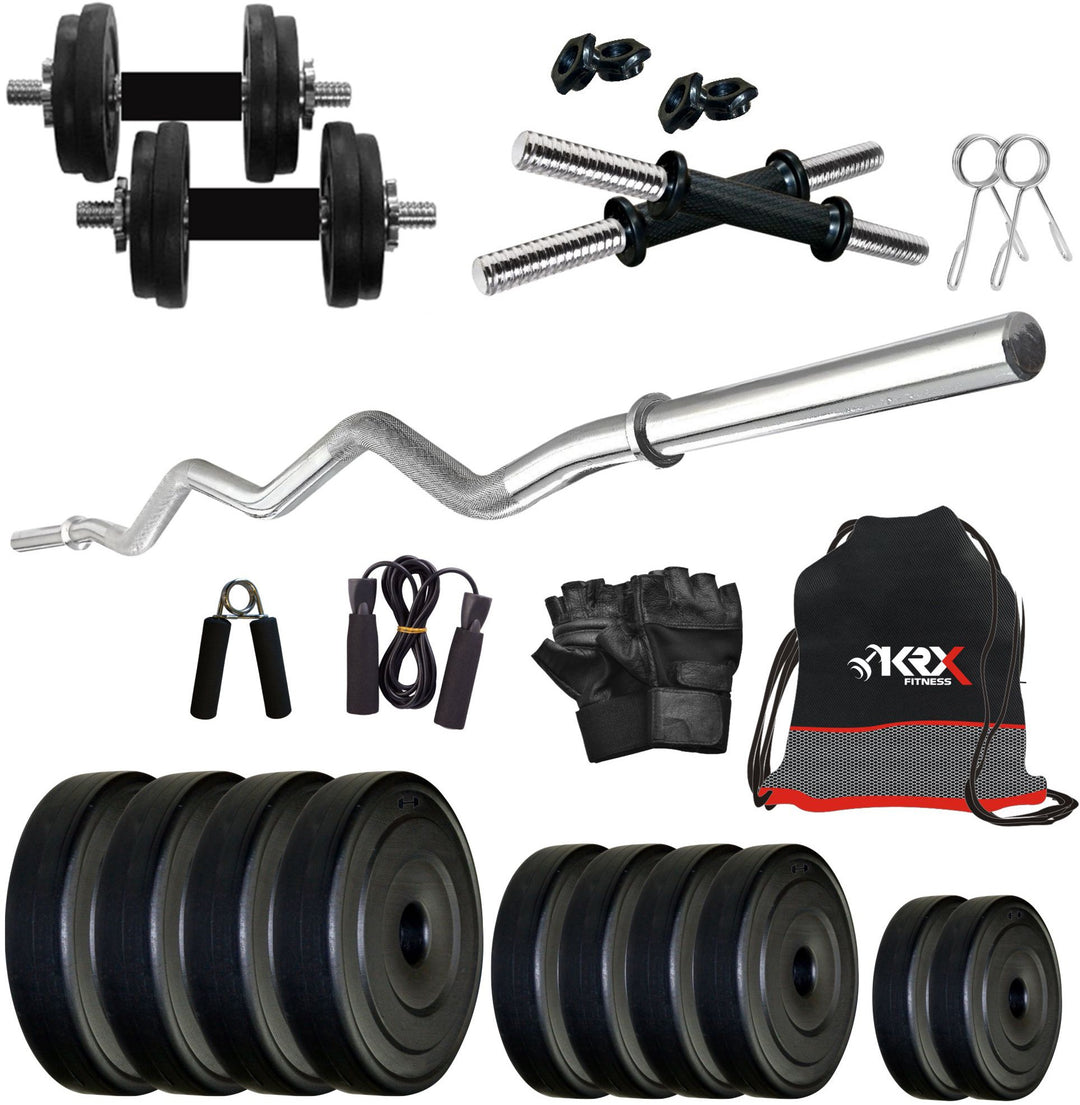 10 kg (2.5 kg x 4 = 10 kg) PVC - Home Gym