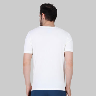 Solid Men Round Neck T-Shirt (White |Blue |Black)