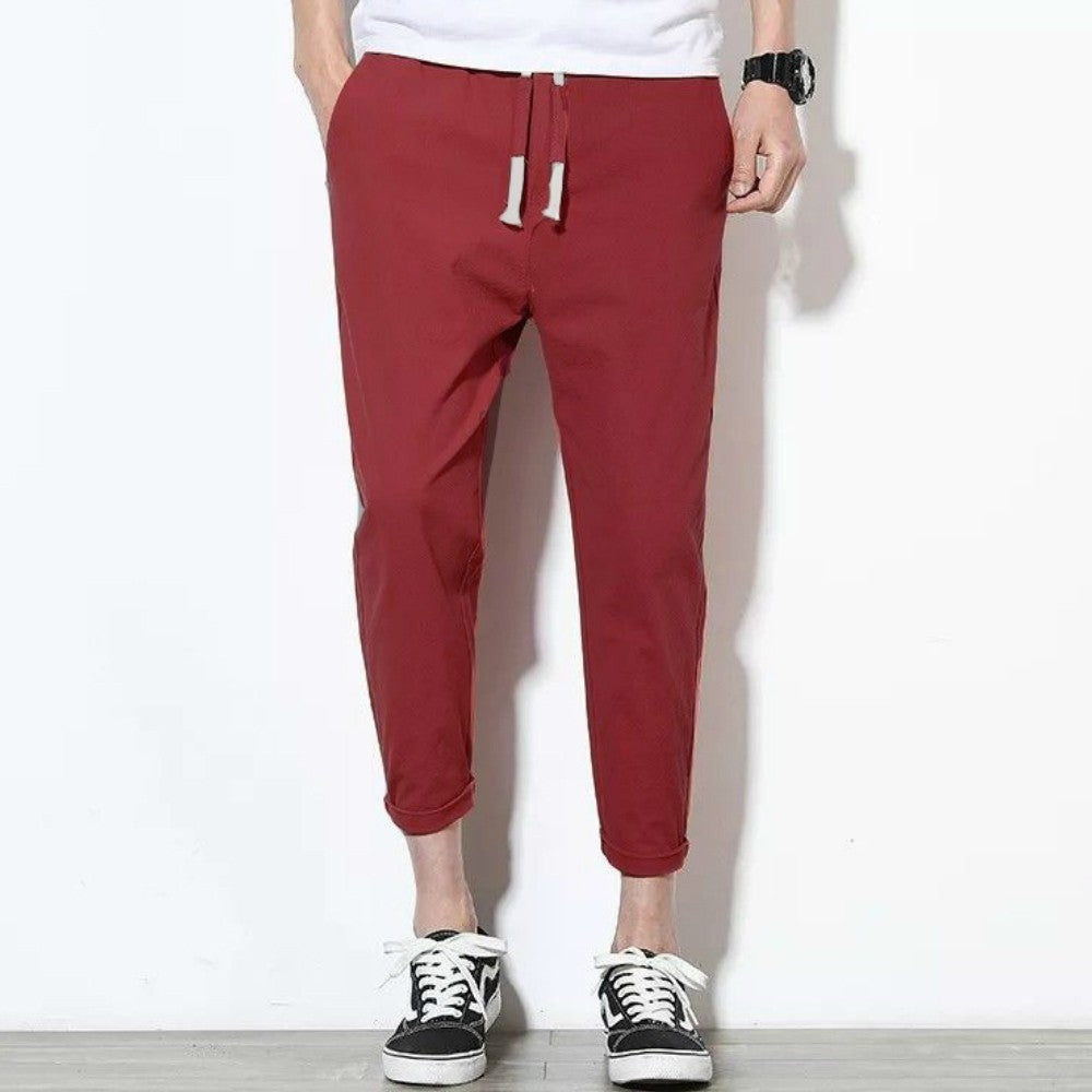 Men Solid Maroon Hiking Track Pants (Pack of 1)