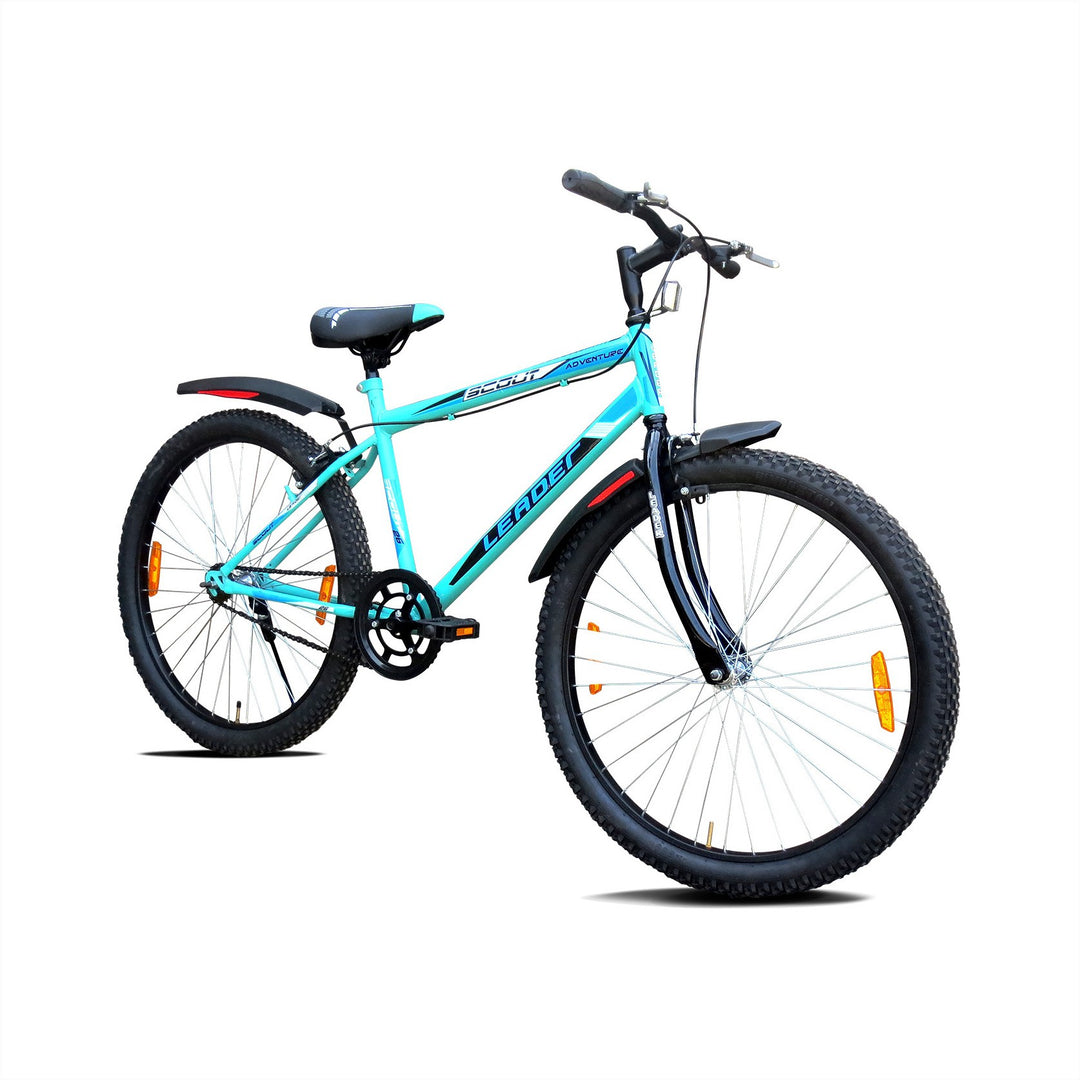 Scout 26T Sea Blue Black for Ride - 26" Mountain Cycle, Single Speed, Blue Black