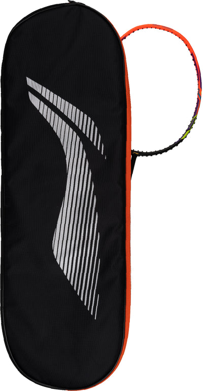 LI-NING Shield Racket Cover Badminton Kit Bag (Black / Orange) (Size - M/0.5 L)