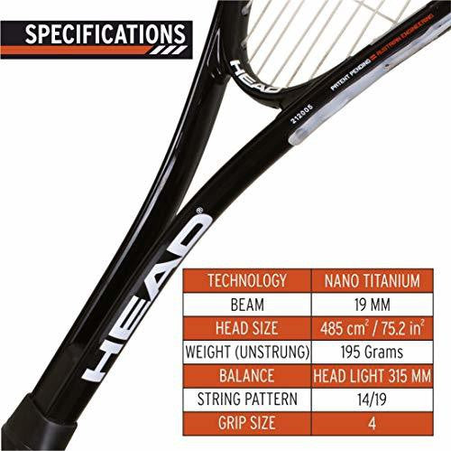 Ti Spector 2.0 Squash Racquet - White Black