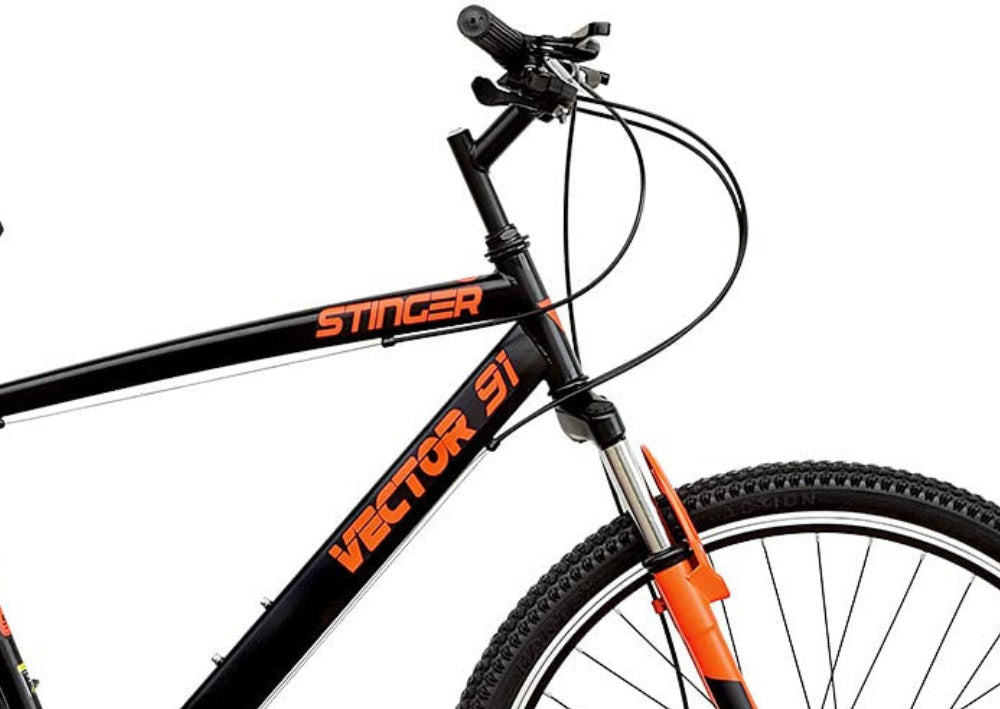 Stinger 27.5 T Mountain Cycle (21 Gear | Black | Orange)