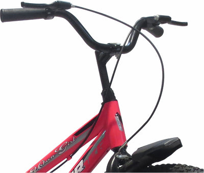 Highlander 26T 21-Speed Alloy MTB Cycle with Dual Disc Brake and Front Suspension - Black